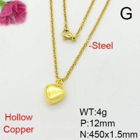 Fashion Copper Necklace  F6N200225aahl-L017