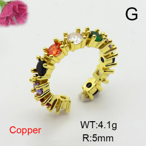 Fashion Copper Ring  F6R401247vbmb-L017