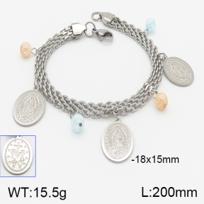 Stainless Steel Bracelet  5B4001404bbov-350