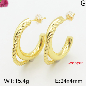 Fashion Copper Earrings  F5E200270bbov-J40