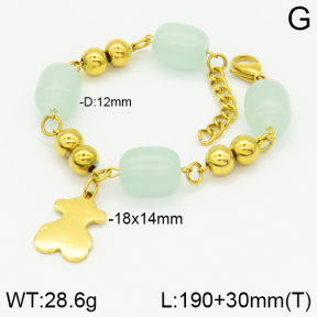 SS Bear Bracelets  TB2000253vbpb-685