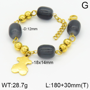 SS Bear Bracelets  TB2000254vbpb-685