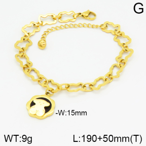 SS Bear Bracelets  TB2000258biib-317