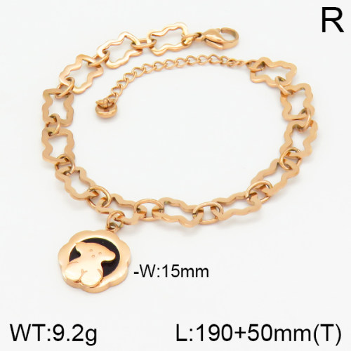 SS Bear Bracelets  TB2000259biib-317