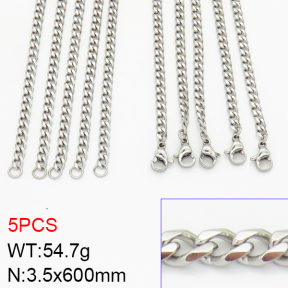 Stainless Steel Necklace  2N2001792vhnl-419