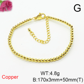 Fashion Copper Bracelet  F6B200120ablb-L017