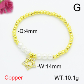 Fashion Copper Bracelet  F6B405252vbpb-L035