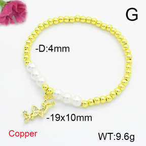 Fashion Copper Bracelet  F6B405282vbpb-L035