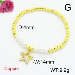 Fashion Copper Bracelet  F6B405294bhva-L035