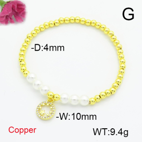Fashion Copper Bracelet  F6B405308vbpb-L035
