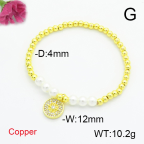 Fashion Copper Bracelet  F6B405316bhva-L035