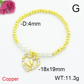 Fashion Copper Bracelet  F6B405330bhva-L035