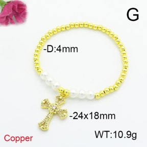 Fashion Copper Bracelet  F6B405344bhva-L035