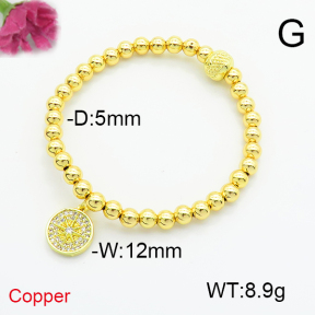 Fashion Copper Bracelet  F6B405374bhva-L035