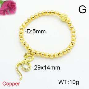 Fashion Copper Bracelet  F6B405380bhva-L035