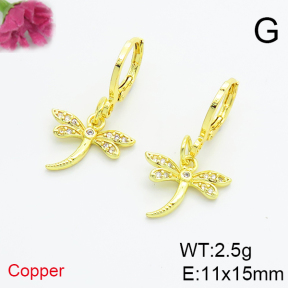 Fashion Copper Earrings  F6E404095vbnl-L035