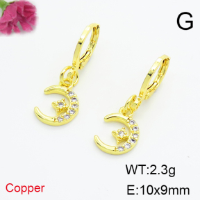 Fashion Copper Earrings  F6E404099vbnl-L035