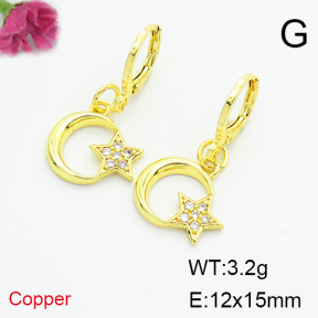 Fashion Copper Earrings  F6E404105vbnl-L035
