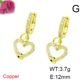Fashion Copper Earrings  F6E404109bhva-L035