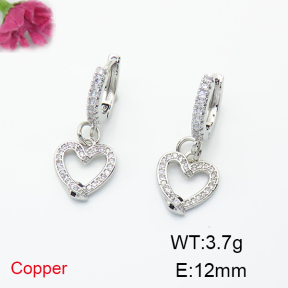 Fashion Copper Earrings  F6E404110bhva-L035