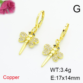 Fashion Copper Earrings  F6E404115vbpb-L035