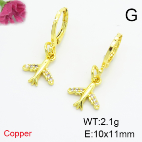 Fashion Copper Earrings  F6E404117vbnb-L035