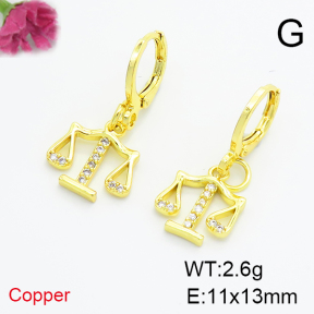 Fashion Copper Earrings  F6E404119vbnl-L035