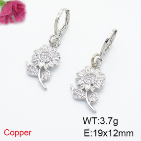 Fashion Copper Earrings  F6E404124bbov-L035