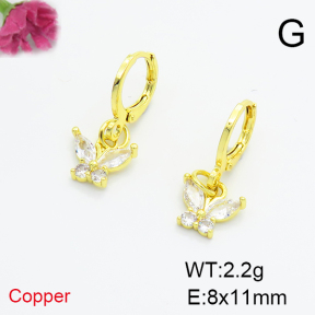 Fashion Copper Earrings  F6E404125bbov-L035