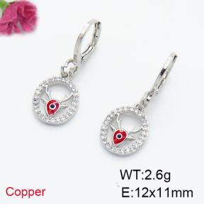 Fashion Copper Earrings  F6E404130abol-L035