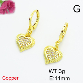 Fashion Copper Earrings  F6E404131vbnl-L035