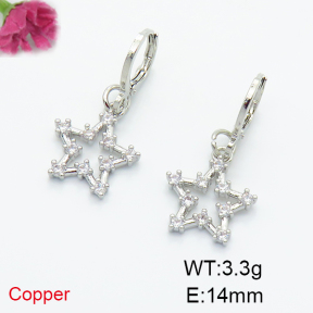 Fashion Copper Earrings  F6E404134bbov-L035