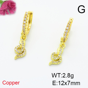 Fashion Copper Earrings  F6E404135bvpl-L035
