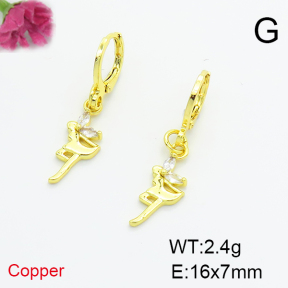 Fashion Copper Earrings  F6E404137vbnl-L035