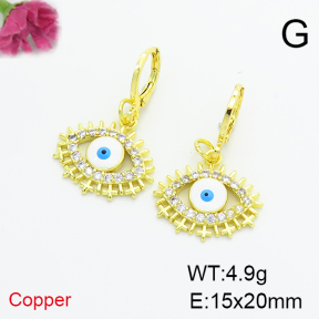 Fashion Copper Earrings  F6E404143bhva-L035