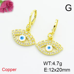 Fashion Copper Earrings  F6E404145bhva-L035