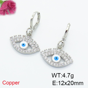 Fashion Copper Earrings  F6E404146bhva-L035
