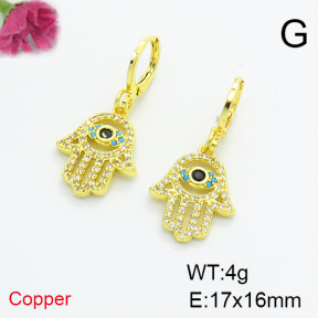 Fashion Copper Earrings  F6E404149vhha-L035