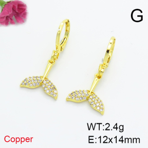 Fashion Copper Earrings  F6E404153bbov-L035