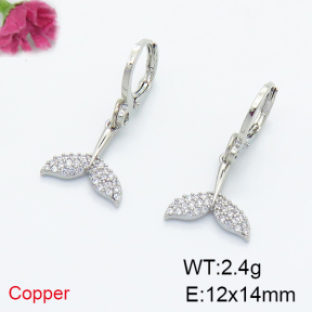 Fashion Copper Earrings  F6E404154bbov-L035