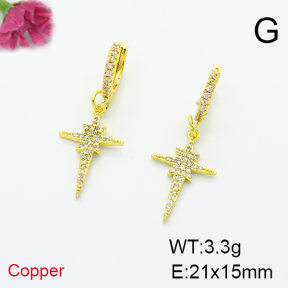 Fashion Copper Earrings  F6E404157vhha-L035