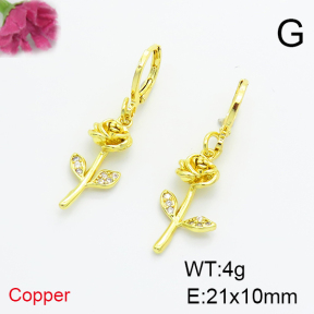Fashion Copper Earrings  F6E404167vbnl-L035