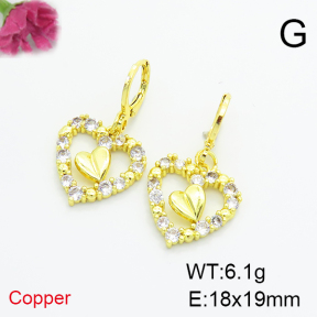 Fashion Copper Earrings  F6E404169vhha-L035