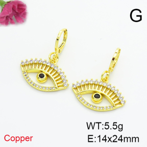 Fashion Copper Earrings  F6E404173bhva-L035