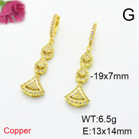 Fashion Copper Earrings  F6E404177ahjb-L035