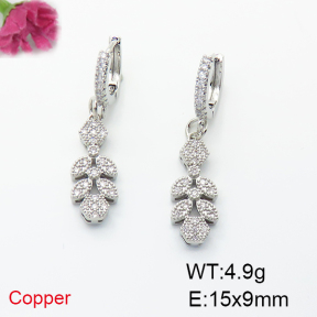 Fashion Copper Earrings  F6E404180bhva-L035