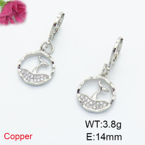 Fashion Copper Earrings  F6E404182vbnl-L035