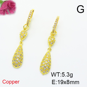 Fashion Copper Earrings  F6E404185ahjb-L035