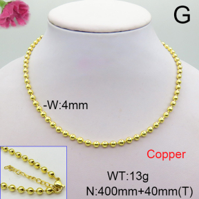 Fashion Copper Necklace  F6N200232vbnb-L017