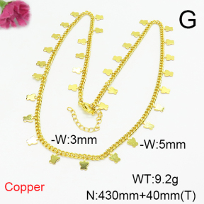 Fashion Copper Necklace  F6N200242vbnb-L017